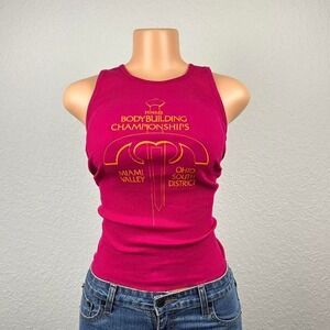 Vintage 80s‎ Bodybuilding Championship Muscle Tank Top